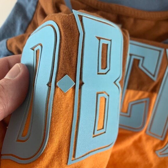 Arizona Diamondbacks MLB Orange Brown Blue New Era Crewneck Shirt Mens Large - Picture 7 of 7